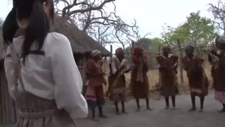 Japanese Girl Travels to Africa for Vacation