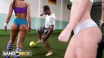 BANGBROS - Epic Soccer Game with PAWG Babes Jada Stevens & Remy LaCroix