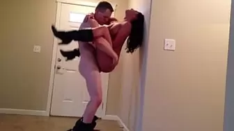 french sister moaning "slowly please it hurts "rough fuck at home