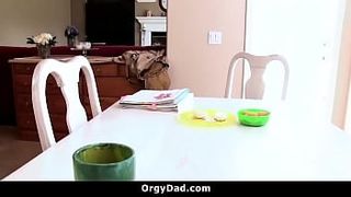 Slutty Step Daughter Gets Punishment From Her Angry Daddy