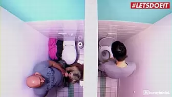 HORNYHOSTEL - (Lovita Fate, Mark Aurel) - Monstrous Booty Blonde Teenie Caught Masturbating In The Bathroom And Gets Creampied Full Scene