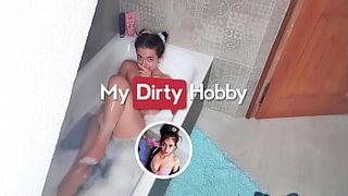 (LinaWinter) Is Playing With Her Twat While Loving A Alluring Steamy Bubbly Bath - My Wild Hobby