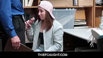 ThiefCaught - Sweet Teenie Hayden Hennessy Caught Shoplifting