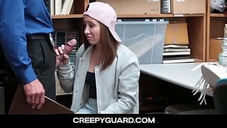CreepyGuard - Hot Youngster Hayden Hennessy Caught Shoplifting