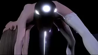 3D Animation Cartoon VR Game Virt a Mate: Elf Youngster Skank Hard Crucified, Vagina Drilled by Machine