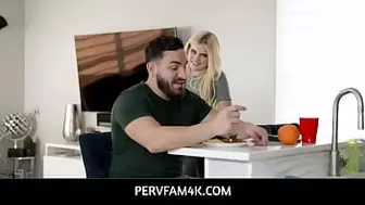 PervFam4K - Nikki Fine finally loving her boyfriends hard large rod