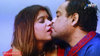 Ravishing Indian Lovers Having Romantic First Night Sex