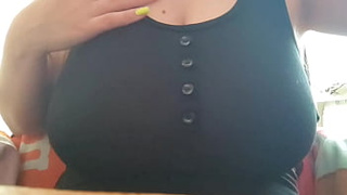 I'm just playing with my giant titties - Luxury Climax