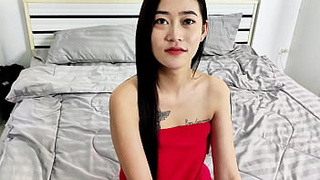 19-Year-Cougar Japanese Teenie Taste First Farang Schlong