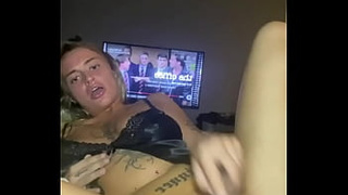 Teenie Goth Skank MOUNTS Her Tight Little Vagina