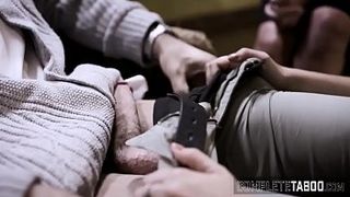 Kinky busty slut sucking and riding