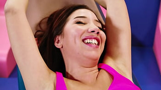 Italian Sweety Layla Extreme SFW Tickling Challenge - Lady Giggles and Gets Her Feet Tickled by Talia Mint