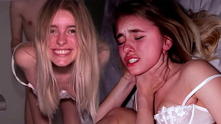 SUBMISSIVE YOUNGSTER CHOKED AND HAMMERED - She Loves It Slutty
