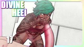 DIVINE HEEL #17 • She NEEDS to taste his hard, shiny schlong right now