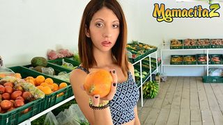 Carne Del Mercado - Skinny Big Ass Colombian Teen Picked up and Fucked Hard