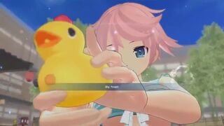 SENRAN KAGURA Peach Beach Splash (nude Mod Gameplay)