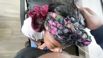 Trenton Thot taking Dick down her Throat