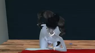 THICK BUTT FEMBOY BEING POKED BY BBC 2/2 IMVU