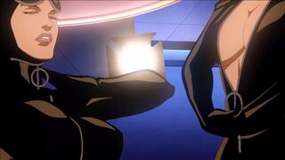 CATWOMAN STRIP CLUB ALLURING DANCE - DC BATMAN Attractive Stripper Pole Dancing, Porn Anime Showing Boobs