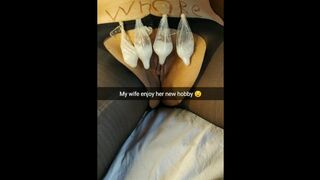 My Ex-Wife Lies after Hard Group Sex Surround with used Condoms Full of Jizz! [cuckold. Snapchat]