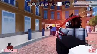 French Lady Dominates Home-Made in Roblox Arsenal (No FOV)