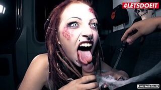 LETSDOEIT - #Jezzicat #Jason Steel - Halloween Sex With A Perv Meat Hunger Teenager!