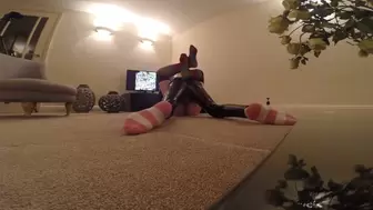 Latex Catsuit Floor Fucking on Molly